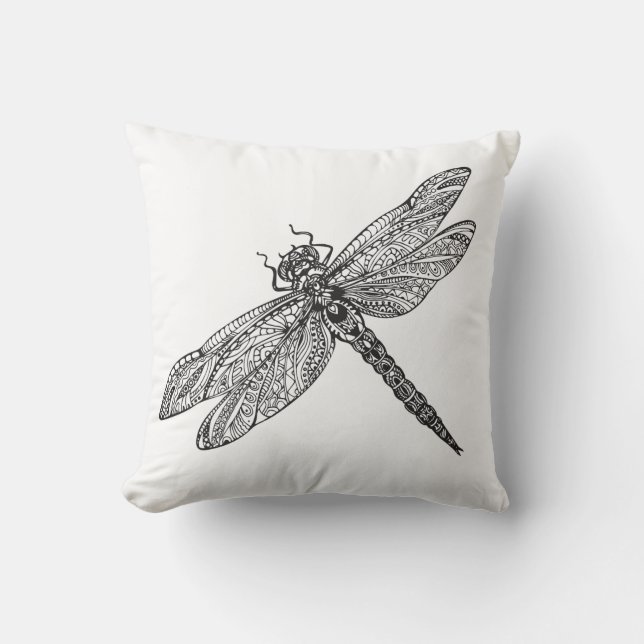 Dragonfly In Style Cushion (Front)