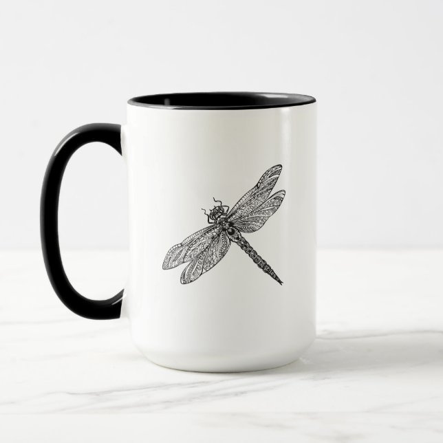 Dragonfly In Style Mug (Left)