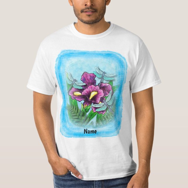Dragonfly  Iris  T-Shirt (Front)