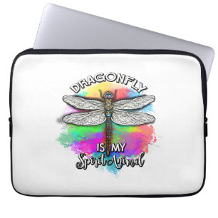 Dragonfly Is My Spirit Animal Laptop Sleeve