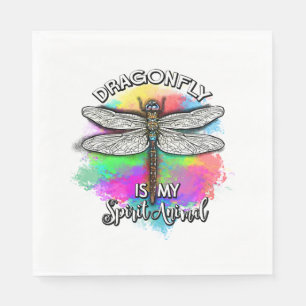 Dragonfly Is My Spirit Animal Napkin