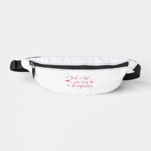 Dragonfly Just A Girl Who Loves Dragonflies T-Shir Bum Bags