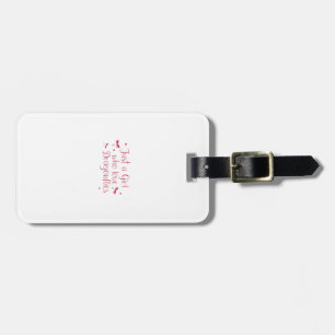 Dragonfly Just A Girl Who Loves Dragonflies T-Shir Luggage Tag