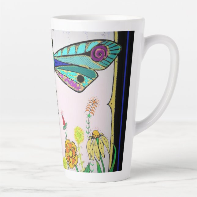 Dragonfly Latte Mug (Right)