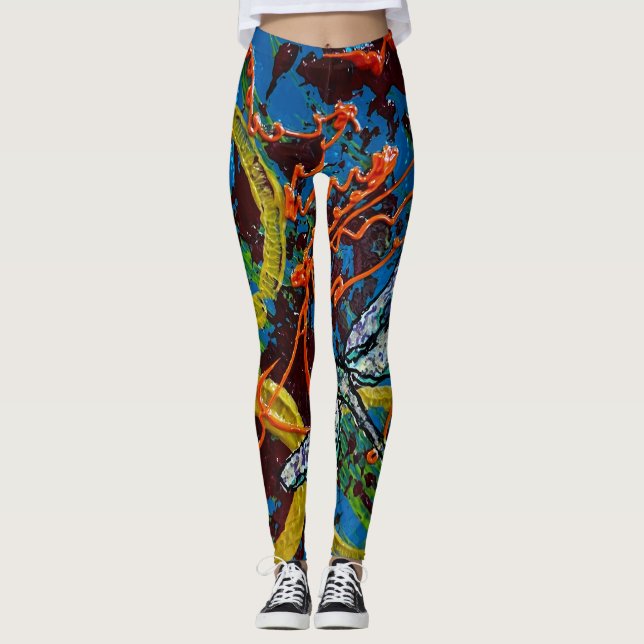 Dragonfly  leggings (Front)