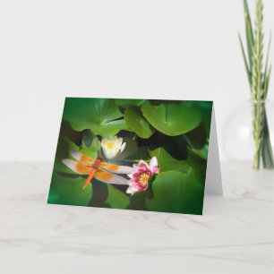 Dragonfly Lotus #4488 Card