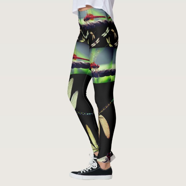 Dragonfly lover -  Compression Leggings (Left)