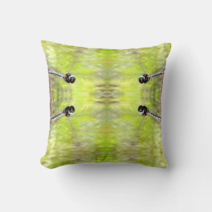 Dragonfly, medium  green water cushion