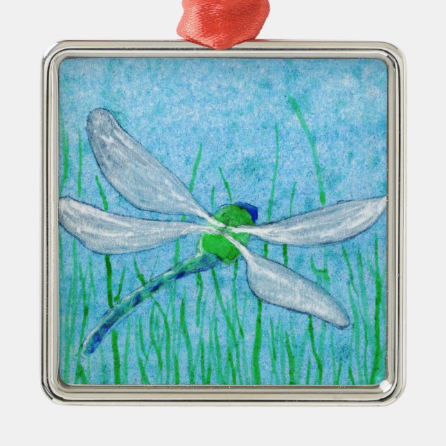 Dragonfly Metal Ornament (Front)