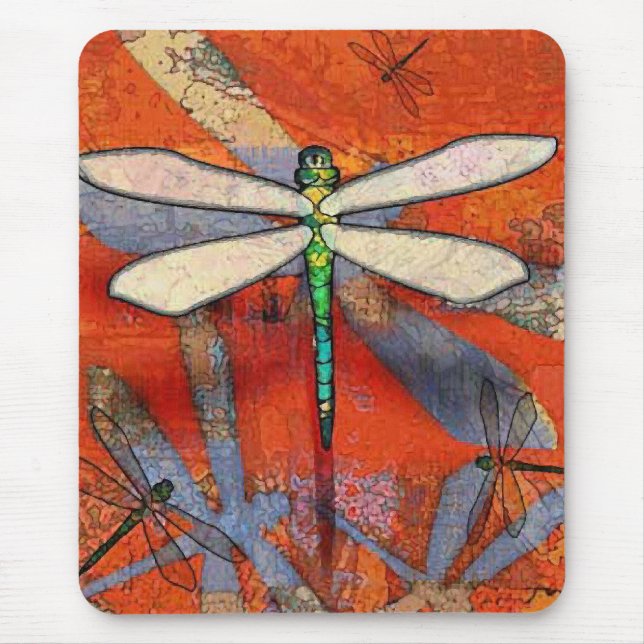 Dragonfly Mouse Pad (Front)