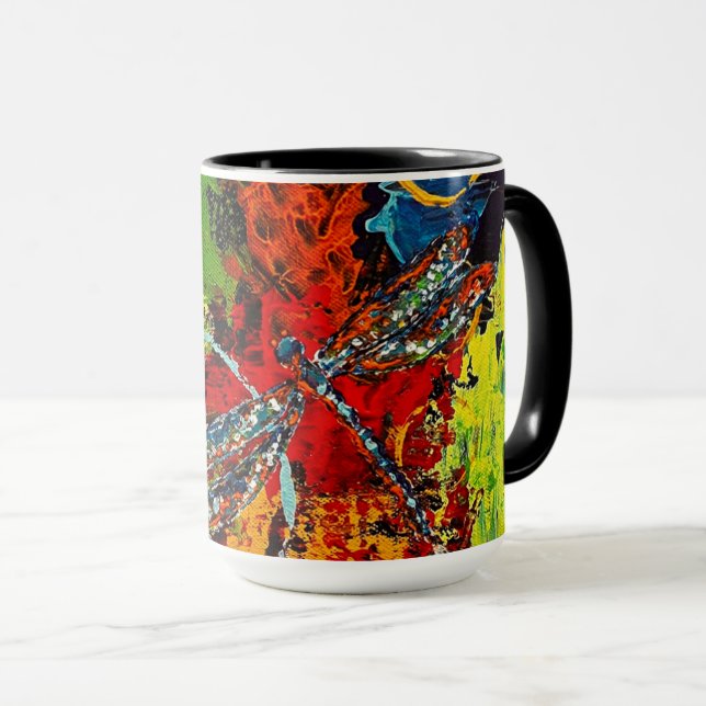 Dragonfly Mug (Front Right)