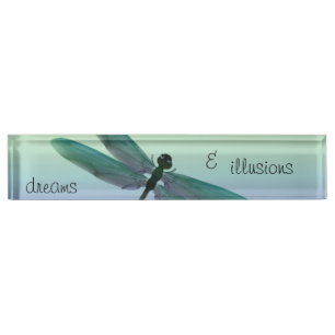 Dragonfly Nameplate