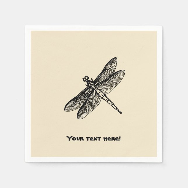 Dragonfly Napkin (Front)