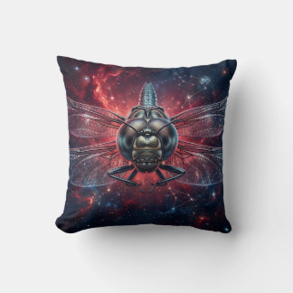 Dragonfly Nebula Throw Pillow