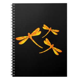 Dragonfly Notebook - Fire