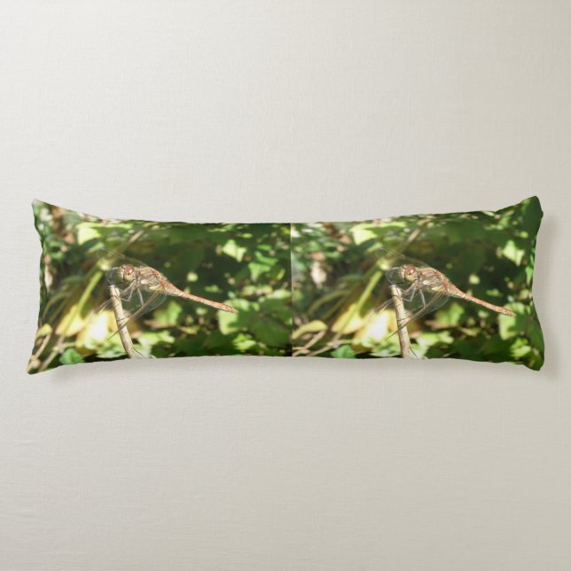 Dragonfly on a Twig Body Pillow (Front)