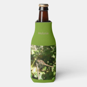 Dragonfly on a Twig Personalised Bottle Cooler