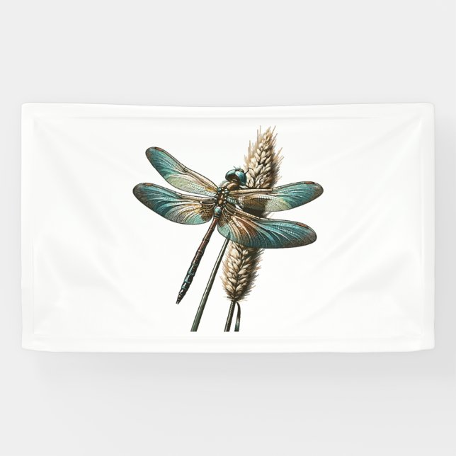 Dragonfly on the reeds banner (Horizontal)