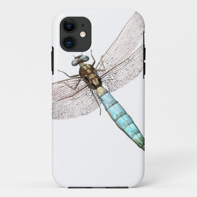 Dragonfly on White Case-Mate iPhone Case (Back)