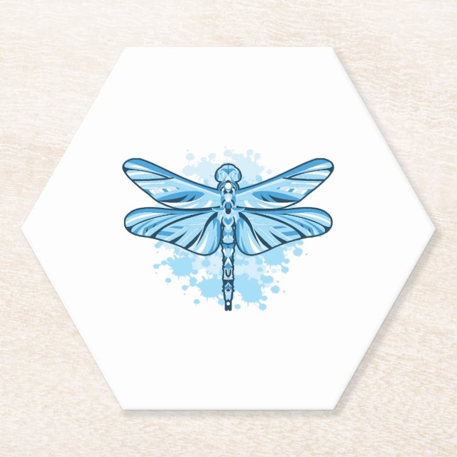 Dragonfly                                          paper coaster (Front)