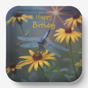 Dragonfly  paper plate