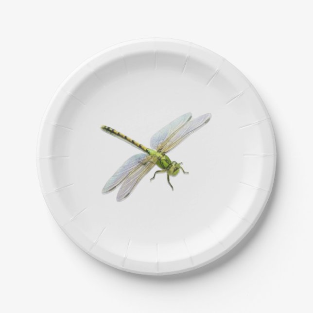 Dragonfly Paper Plate (Front)