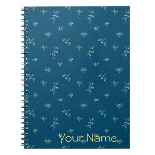 Dragonfly Pattern Customisable Notebook