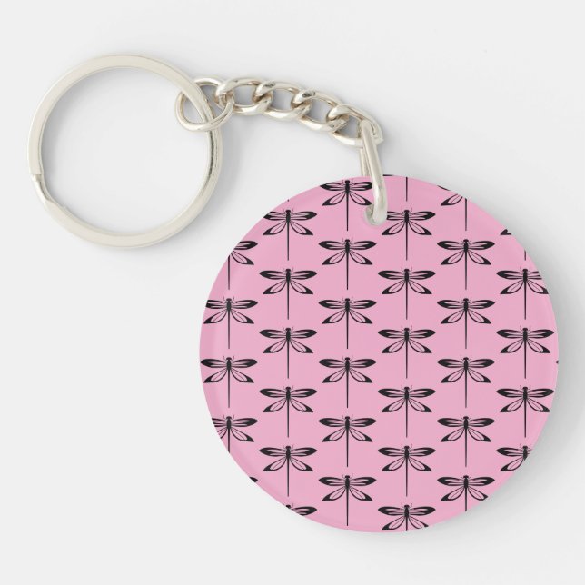 Dragonfly Pattern Key Ring (Front)