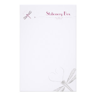 Dragonfly Personal Note Paper