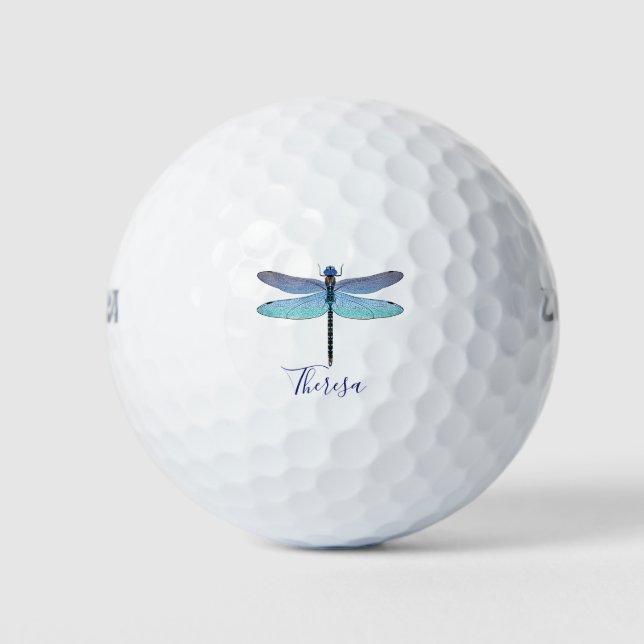 Dragonfly Personalised Golf Balls (Front)