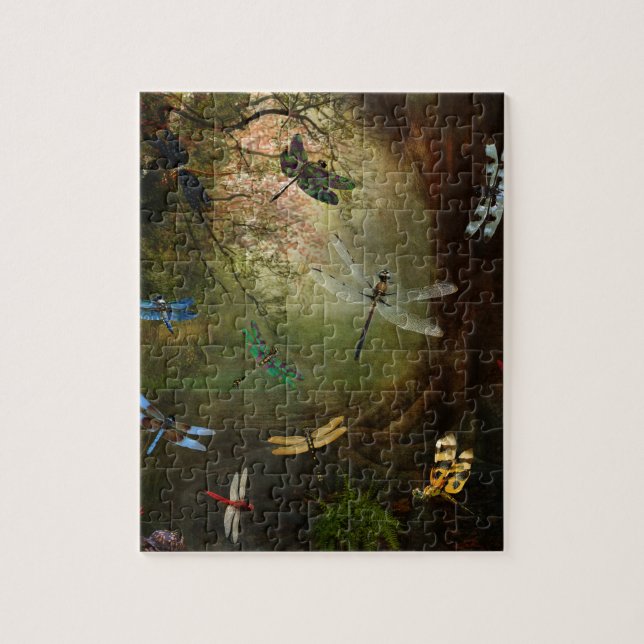 Dragonfly Playground Jigsaw Puzzle (Vertical)