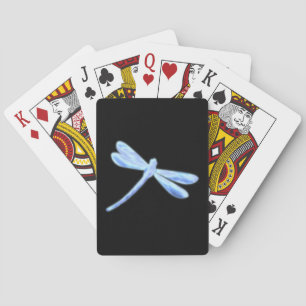 Dragonfly Playing Cards - Ice Glow