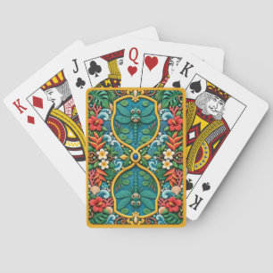 Dragonfly, Pond Margin Clay Art Playing Cards