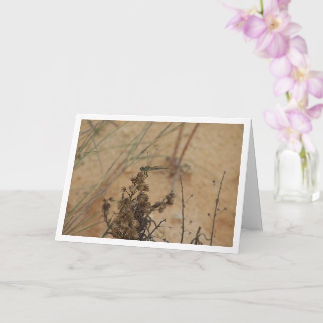 Dragonfly Portrait Card (Orchid)