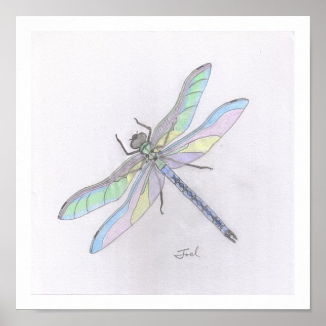 DRAGONFLY print (11"x11") (Front)