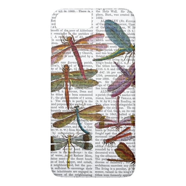 Dragonfly Print 4 Case-Mate iPhone Case (Back)