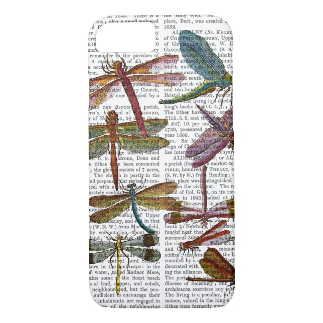 Dragonfly Print 4 Case-Mate iPhone Case (Back)