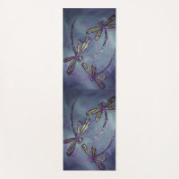 Dragonfly Purple Night Flit Bath Towel Set