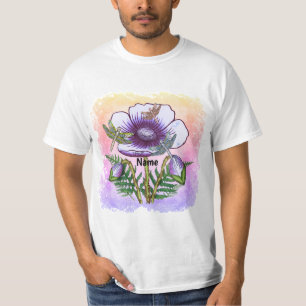 Dragonfly Purple Poppy  T-Shirt