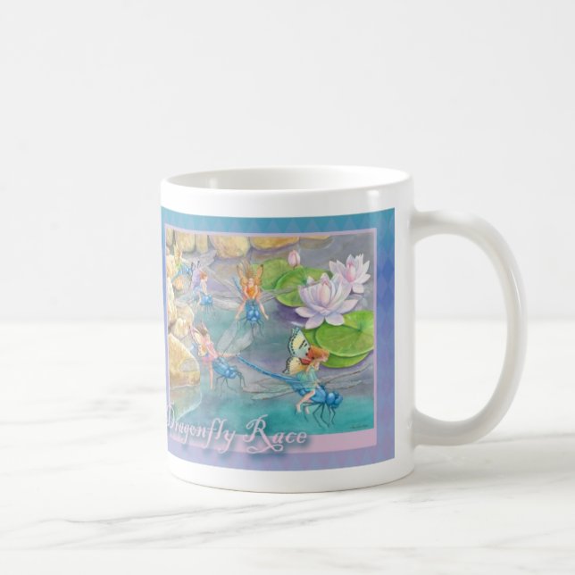 "Dragonfly Race" Mug (Right)