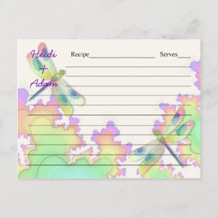 Dragonfly Recipe Card