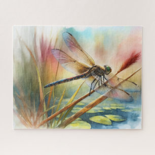 Dragonfly Resting Jigsaw Puzzle