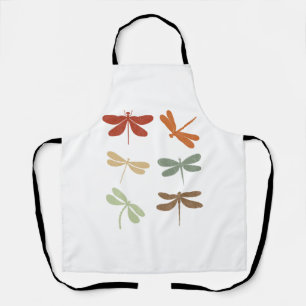 Dragonfly Retro Vintage Dragonfly Gift for Apron