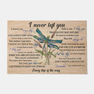 Dragonfly Rug, Tropical Garden Floor Mat