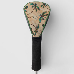 Dragonfly Rustic Cream Golf Head Cover