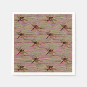 Dragonfly Rustic Napkin