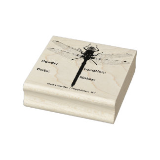 Dragonfly Seed Saver Packet Ink Stamp