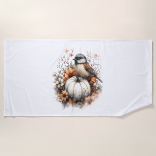 Dragonfly Shirt Country Pumpkin Beach Towel