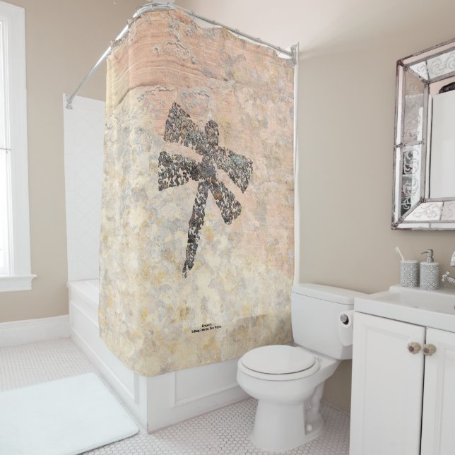 Dragonfly  Shower Curtain (In Situ)