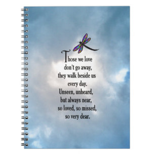 Dragonfly "So Loved" Poem Notebook